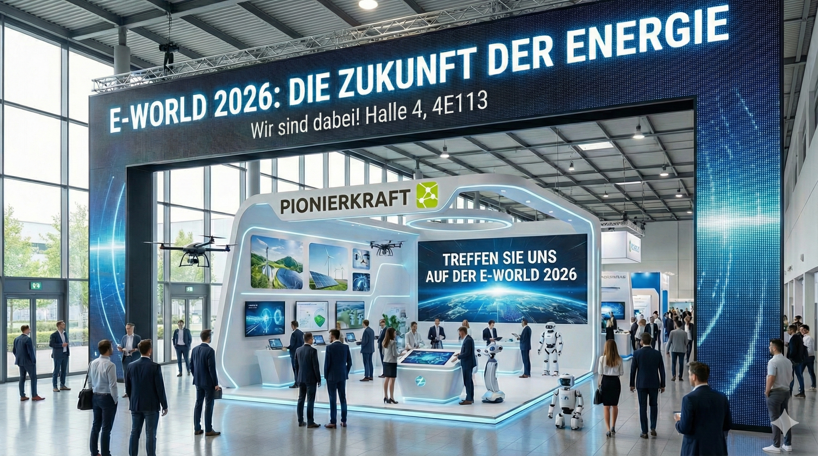 Messe E-world 2026_Stand Pionierkraft Messe E-world 2026_Stand Pionierkraft